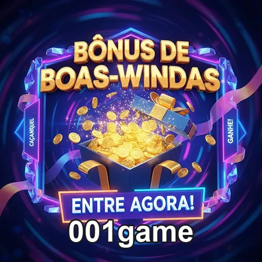 Imagem de bônus de boas-vindas em casino digital da 001game